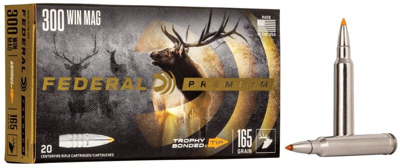 FEDERAL 300 WSM 180GR TROPHY BONDED TIP