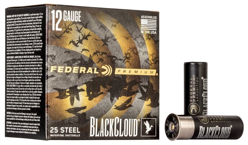 FEDERAL PREMIUM BLACK CLOUD WATERFOWL SHOTSHELLS 12GA 3 1-1