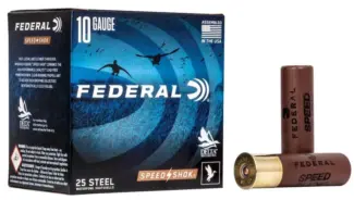 FEDERAL SPEED-SHOK HIGH VELOCITY STEEL 10GA 3-1/2 1-1/2OZ 2