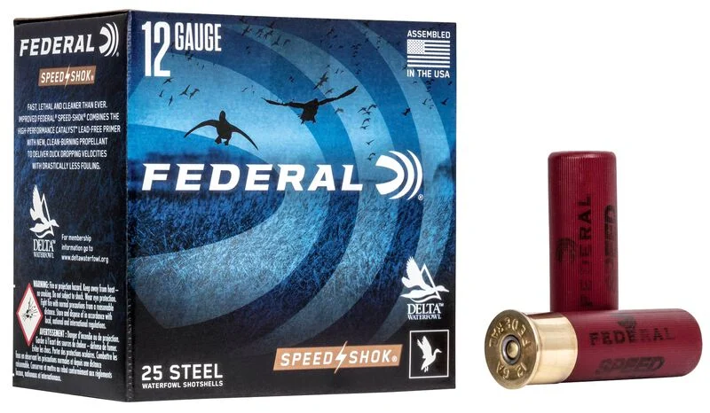 FEDERAL SPEED-SHOK HIGH VELOCITY STEEL 12GA 3 1-1/4OZ BB