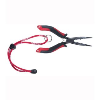 Berkley 6in XCD Bent Nose Pliers Red/Gray/Black 6in XCD Bent