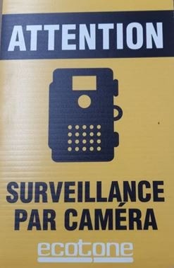 ECOTONE AFFICHE SURVEILLANCE CAMÉRA – Image 3