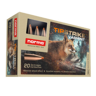NORMA TIPSTRIKE 223REM VARMINT 3.6G/55GR