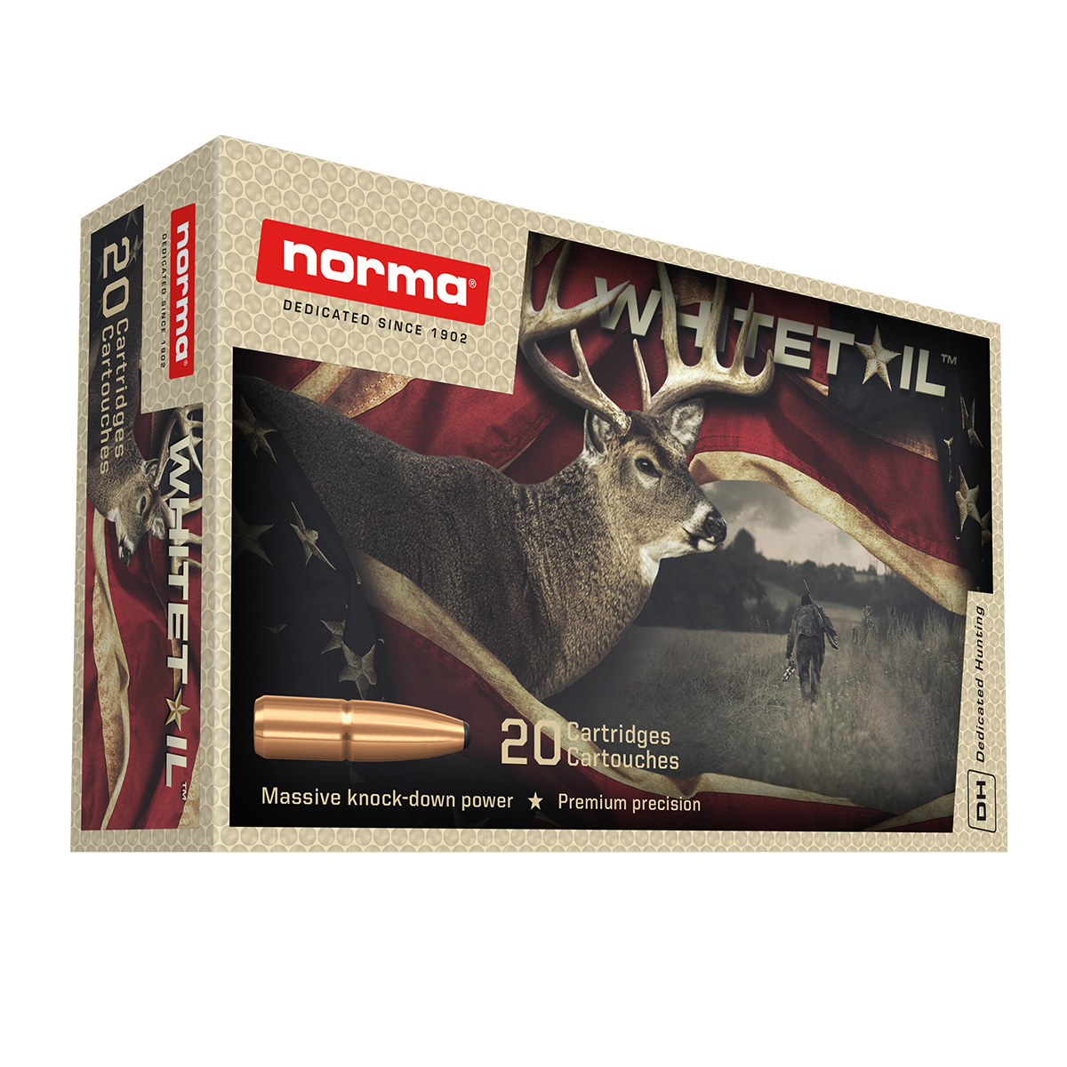 NORMA WHITETAIL 270WIN 8.4G/130GR