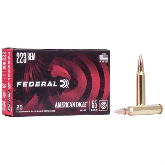 AMERICAN EAGLERICAN EAGLE 223 REM 55GR FMJ BT