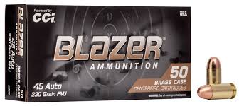 BLAZER 45 AUTO 230GR FMJ BLAZER BRASS