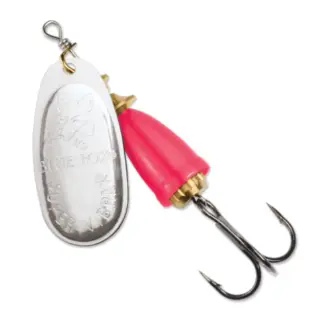 BLUE FOX Classic Vibrax 04  Painted  3/8   Silver / Hot Pink