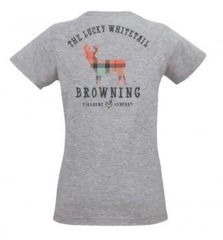 BROWNING TSHIRT HEATHER GREY
