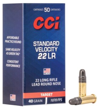 CCI 22 LR STANDARD VELOCITY 40GR LRN