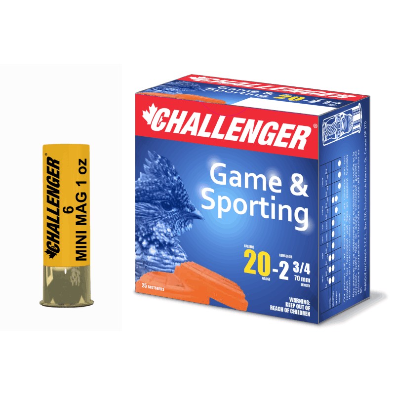 CHALLENGER 20 GA High Brass 1oz 2,75 no.7,5