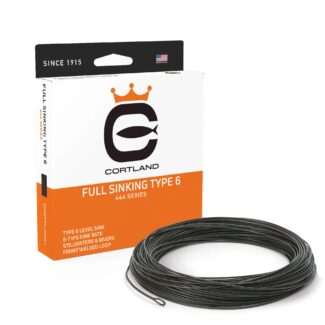Cortland Line C Full Sinking Type 6 WF6S 90 FT Black