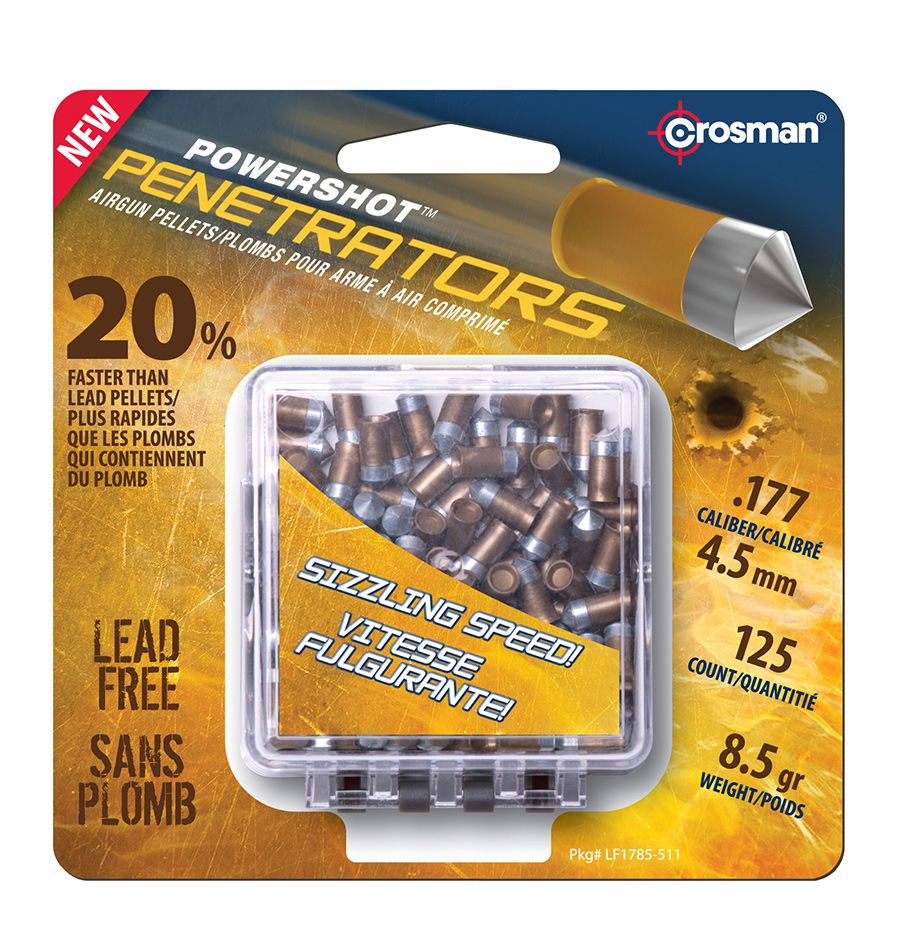 Crosman® LF1785 : Gold Flight™ Increased Penetration .177 Ca