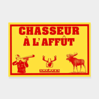ECOTONE AFFICHES CHASSEUR 462751-100 A L'AFFUT