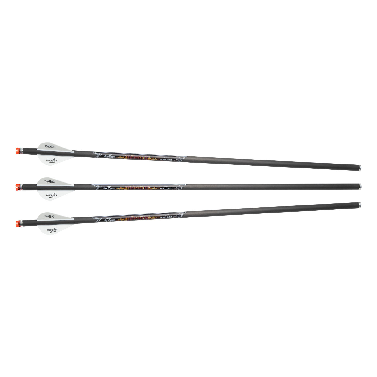 EXCALIBUR Diablo 18po Illuminated Carbon Arrows-(3 Pack) For