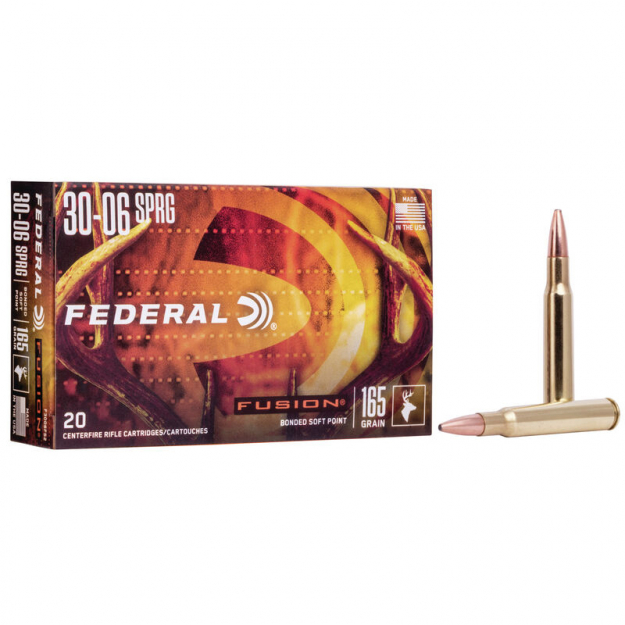FEDERAL 30-06 SPRG 165GR FUSION