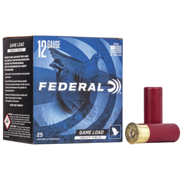 FEDERAL GAME-SHOK HEAVY FIELD LOAD SHOTSHELLS 12GA 2-3/4 3-1