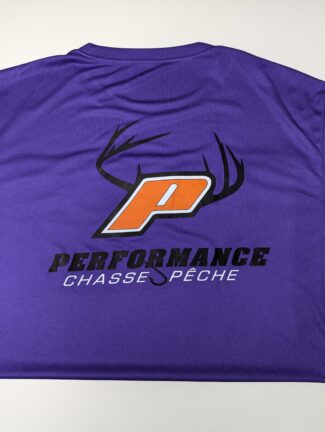 PERFORMANCE T-SHIRT DRY-FIT MAUVE LOGO