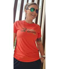 SPORTCHIEF FEM FILLES DE BOIS TETRA TOP TSHIRT CORAIL